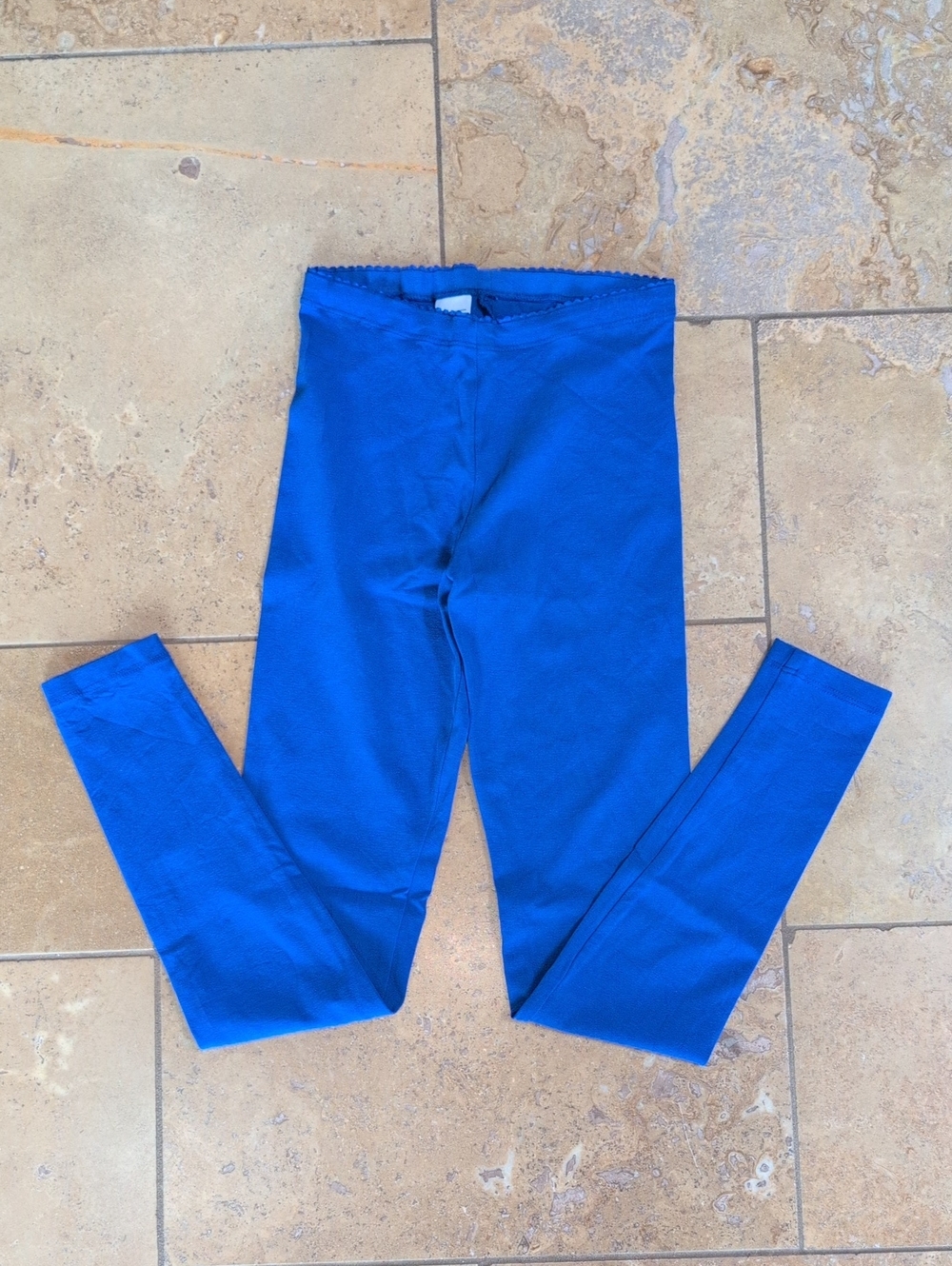 Tea Collection girl leggings. Blue. Size 10.